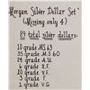 Image 1 : Morgan dollar set. Set is in very high condition, and needs only the following 5 coins to be complet
