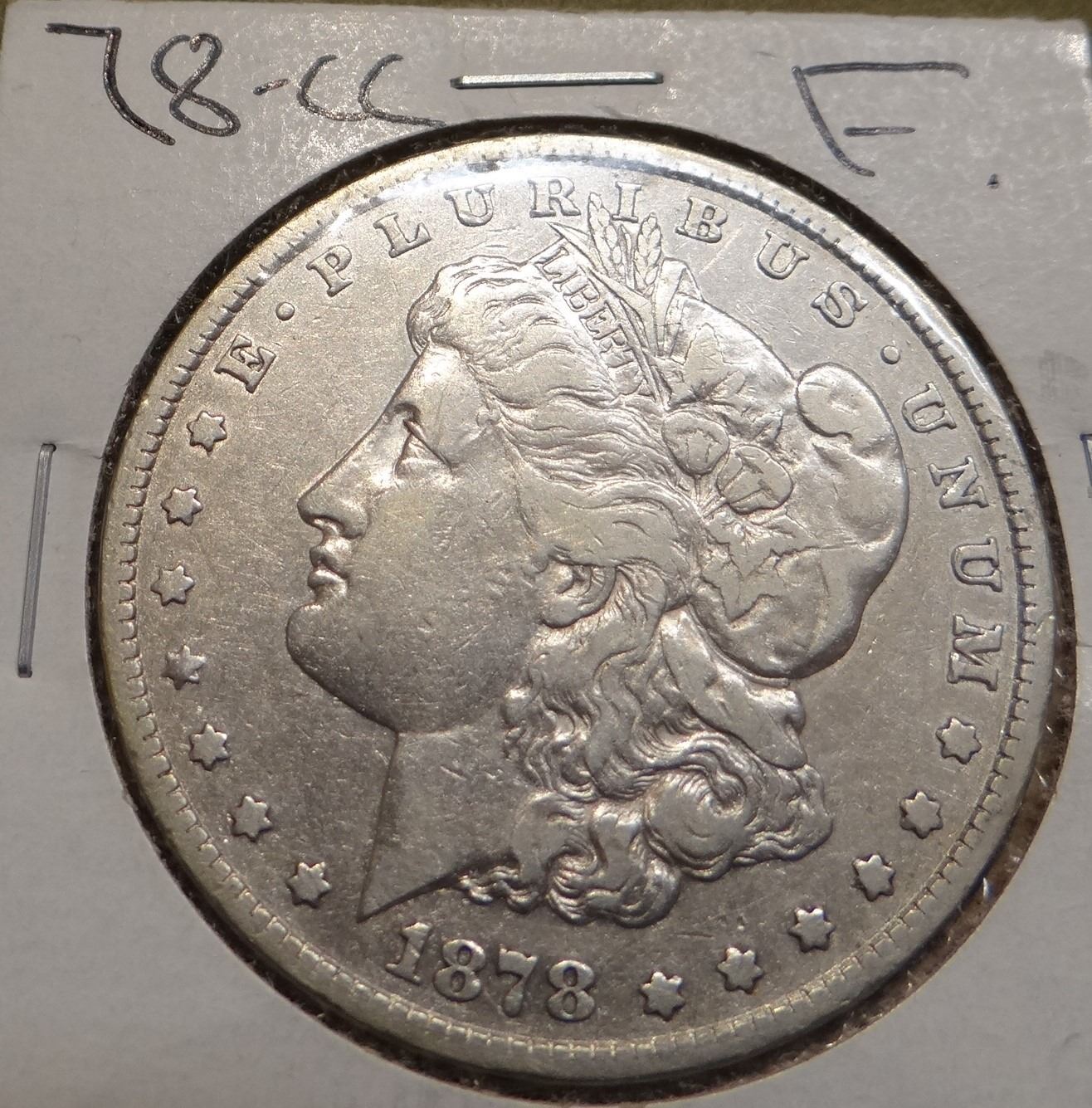1878 CC Morgan Silver Dollar Fine 1878 CC Morgan Silver Dollar Fine