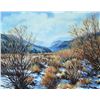 Image 1 : Kelton, Steve, Winter Solitude, Oil on canvas, 11" x 14", framed, signed lower right