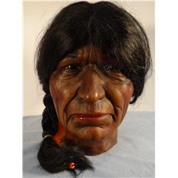 Ceramic Indian bust