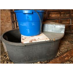 Water Trough & Heated Pail