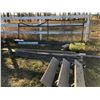 Image 4 : Pile of Wood Fence Post & Misc. Posts J.D. A75 Tank/Scrap Metal/Wood Step/Bucket Mount Bale Spear/2 