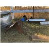 Image 5 : Pile of Wood Fence Post & Misc. Posts J.D. A75 Tank/Scrap Metal/Wood Step/Bucket Mount Bale Spear/2 