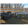 Image 9 : Pile of Wood Fence Post & Misc. Posts J.D. A75 Tank/Scrap Metal/Wood Step/Bucket Mount Bale Spear/2 