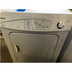 Samsung Apt Size Dryer & Wood Bed Frame