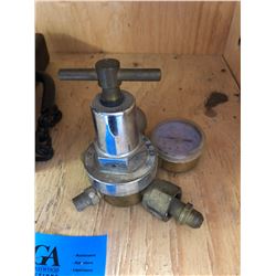 Row of Uniweld Torch Gauge/Pintel Hitch/7/8", 2" & 2 5/8" Ball Hitches plus Hitch Pins/Partial Craft