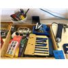 Image 3 : Assorted Tools Includes Aluminum Trays/Gear Pullers/Grease Gun/Chisels/Drill Bits/100' Tape Measure 