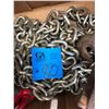 Image 1 : Approx. 30' - 5/16" Logging Chain w/Grapple Hooks & Webster Paint Sprayer & 2 Load Binders