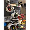 Image 4 : Table Top w/Misc. Tools Includes Wrenches/Sawzall/Pliers/Screw Drivers/Gear Puller, Etc.