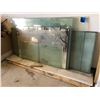 Image 1 : Screen Storm Door/Misc. Glass, Lumber & Pizza Sign (on south wall)