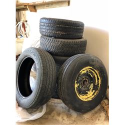9 Misc. Assorted Tires (includes Cooper 205/55R16, Set of 3 Bridgestone 225/60R18