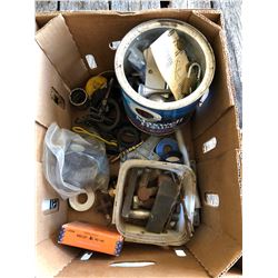 7 Boxes of Misc. Tools includes Trowels/Hack Saw Blades/Power Cords/Flare Kit/Couplers/Misc. Fastene