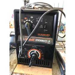 Hobart Stick Mate LX 235/160 AC/DC Welder w/2 Helmets/Welding Table/Welding Stand/3 Chipping Hammers