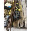Image 1 : Large Lot of Elec Fencing Material including Hallman Elec Fence Controller/Metal & Fiber Glass Fenci