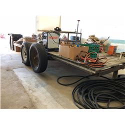 Approx. 20' Homebuilt Tandem Axle Trailer w/Ball Hitch SN#SK401003527