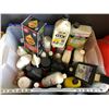 Image 4 : 5 Gas Cans/Stack of Pails/Assorted Partial Jugs of Antifreeze, Oil, Fuel Conditioner, etc.