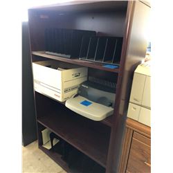 4 Shelf Cherrywood Finish Bookcase