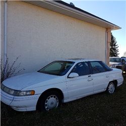 1994 Mercury Sable 4 Door White SN#1MELM534XRG600931