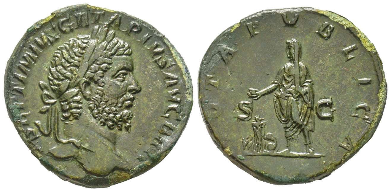 Geta 9 211 Sestertius 9 211 Ae 14 98 G Avers P Septimivs Geta Pivs Avg Brit Tete Lauree A D