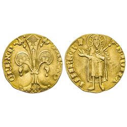 Aragon, Pedro III 1336-1387 Florin d’or, Valencia, ND, AU 3.49 g. Ref : Fr.1, Cru 392  Conservation 