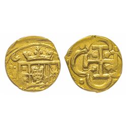 Spain, Felipe IV 1621-1655 4 Escudos, Sevilla SA, AU 13.27 g. Ref : Cal. Type 26b, Fr. 203, TAU 64  