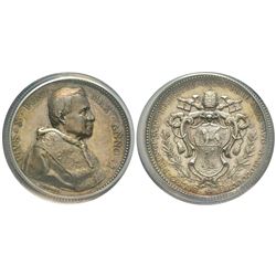 Pio X 1903-1914 Medaglia in argento, 1903, AN I, AG 36 g., 44 mm, Opus Bianchi Avers : PIVS X PONT M