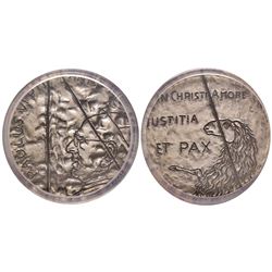 Paolo VI 1963-1978 Medaglia in argento, 1976, Anno XIV, AG 39 g., 44 mm, Opus Fabbri     Ref : Mont.
