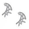 Image 1 : 0.59 ctw Diamond Earrings - 18KT White Gold