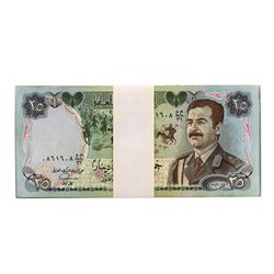 Lot of (25) Iraqi 25 Dinars Saddam Hussein Notes