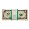 Image 1 : Pack of (100) Consecutive 1976 $2 Federal Reserve Notes Boston