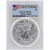 Image 1 : 2017 $1 American Silver Eagle Coin PCGS MS70 First Strike
