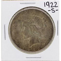 1922-S $1 Peace Silver Dollar Coin