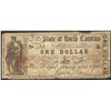 Image 1 : 1866 $1 State of North Carolina Obsolete Note