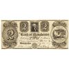 Image 1 : 1839 $2 Bank of Manchester, Manchester, MI Obsolete Bank Note