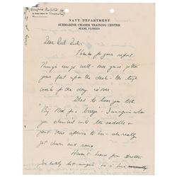 John F. Kennedy Autograph Letter Signed