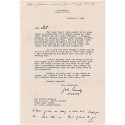 John F. Kennedy Typed Letter Signed
