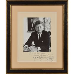 John F. Kennedy Signed Photograph by Alfred Eisenstaedt