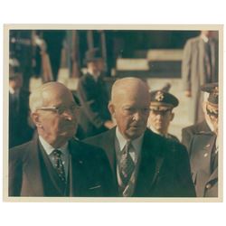 John F. Kennedy's Funeral: Truman and Eisenhower Original Photograph by Cecil W. Stoughton