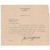 Image 1 : John F. Fitzgerald Typed Letter Signed