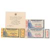 Image 1 : John F. Kennedy Set of (3) 1960 Democratic National Convention Tickets