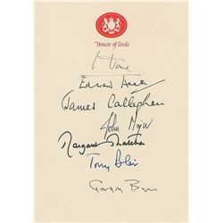 British Prime Ministers