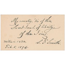 Samuel Francis Smith