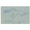 Image 1 : Beatles 1964 Ed Sullivan Show Signatures