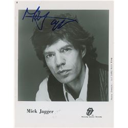 Mick Jagger Signed Photograph