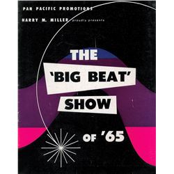 Rolling Stones 1965 'The Big Beat Show' Program