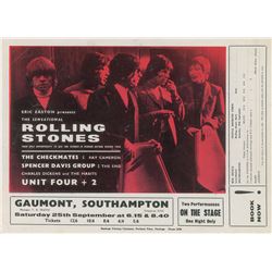 Rolling Stones 1965 Gaumont Handbill