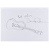 Image 1 : David Gilmour Signed Sketch