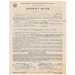 Big Mama Thornton Signed Document