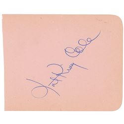 Nat King Cole Signature