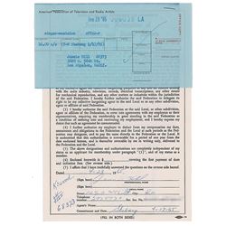 Jessie Hill Signed Document